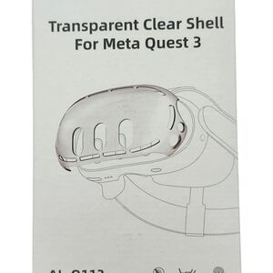 Transparent Clear Shell for Meta Quest 3